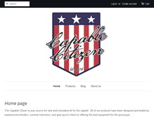 Tablet Screenshot of capablecitizen.com